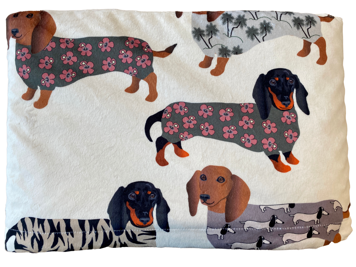 Baby blanket: Dachshund Dogs in T-Shirt