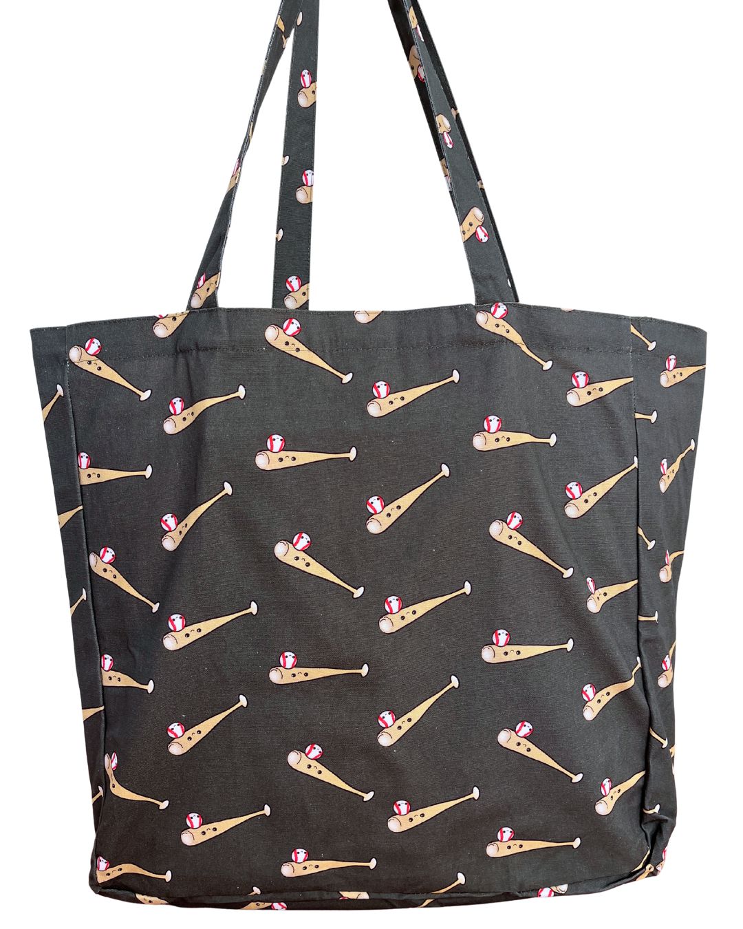 Sac réutilisable illustré : Funny Baseball