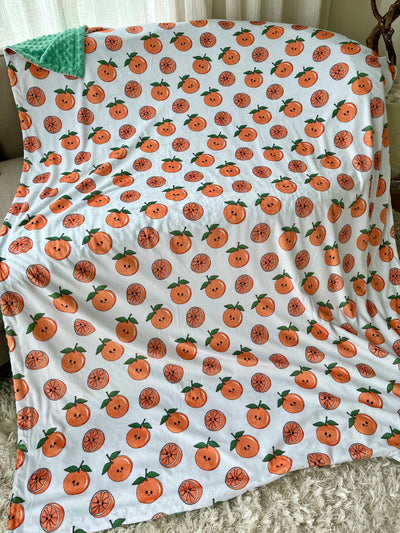 Giant blanket: Radiant oranges