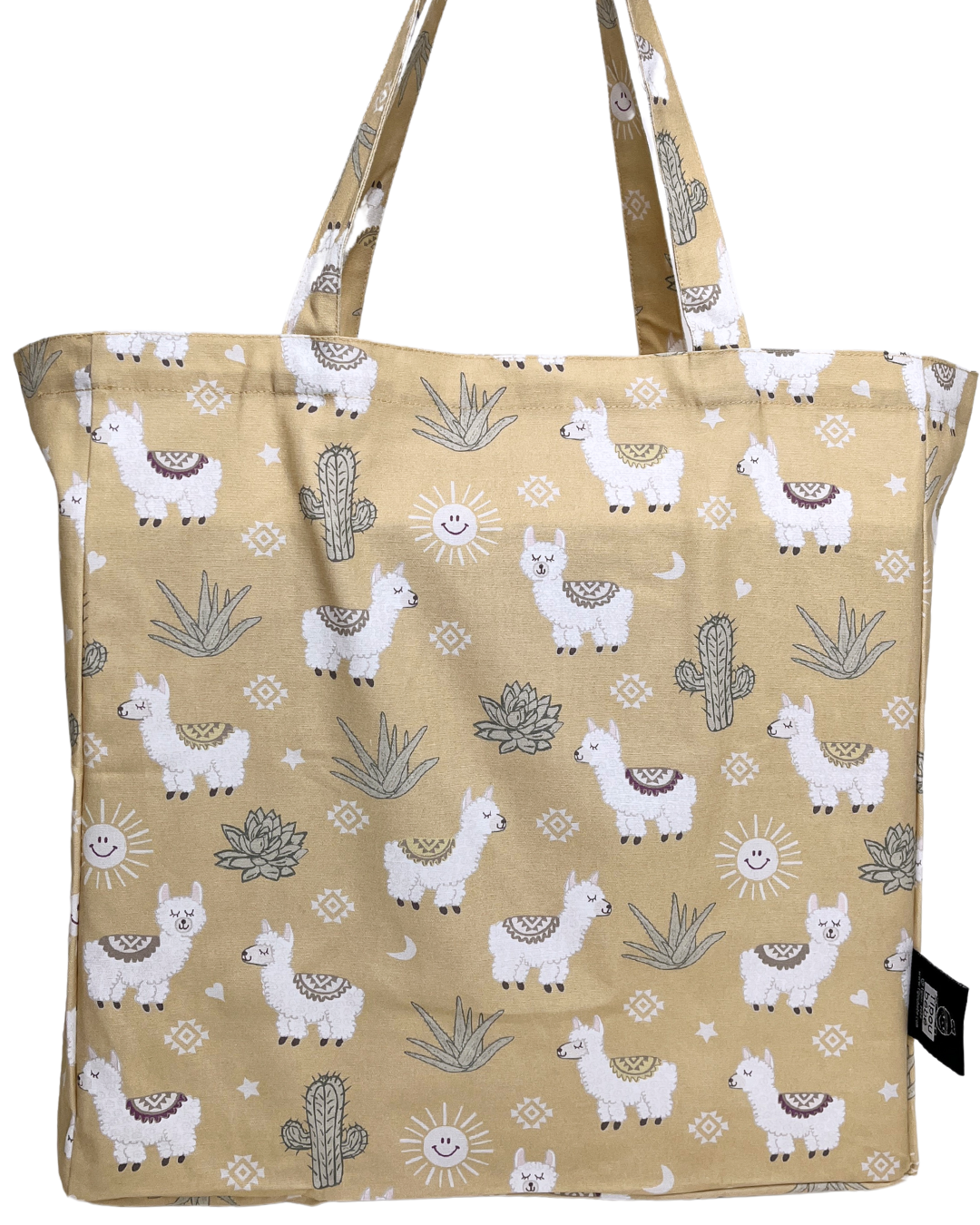 Sac réutilisable illustré : Lamas ensoleillés