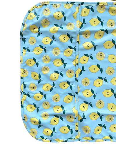 TABLIER d’art et de cuisine imperméable pour enfant (4 à 7 ans) : Citrons rayonnants