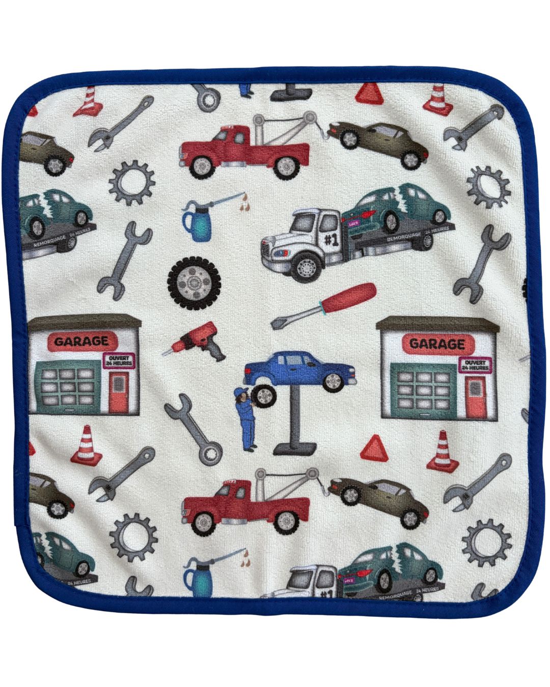 Débarbouillette : Mécaniciens et autos cassées