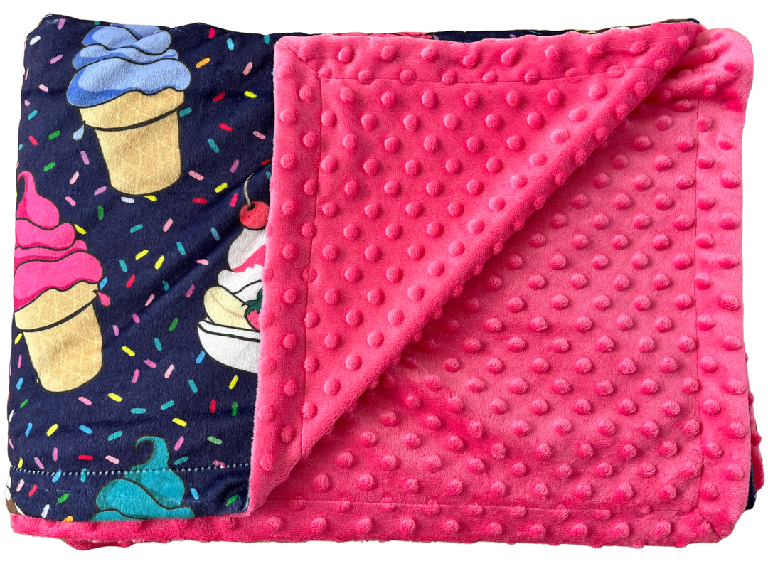 Baby blanket: Flamboyant Ice Creams – Tipou bébé