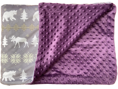 Baby Blanket: Comforting Scandinavian Soft Mauve