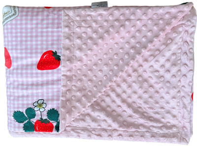 Baby blanket: Quebec Strawberries