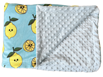 Couverture de bébé : Citrons rayonnants