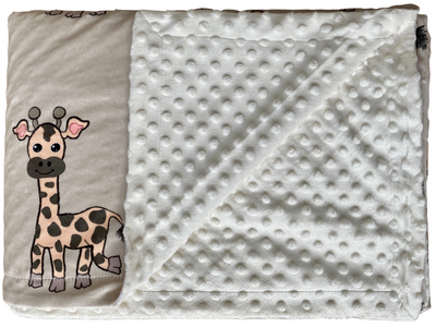 Baby blanket: The Laughing Giraffes
