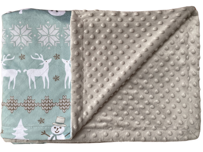 Baby blanket: Comforting Scandinavian Tender Green