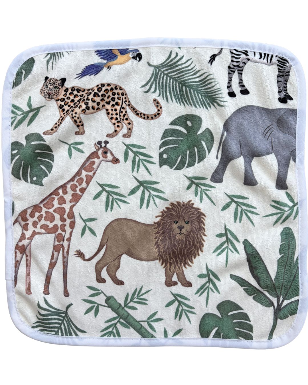 Débarbouillette : Safari dans la jungle tropical