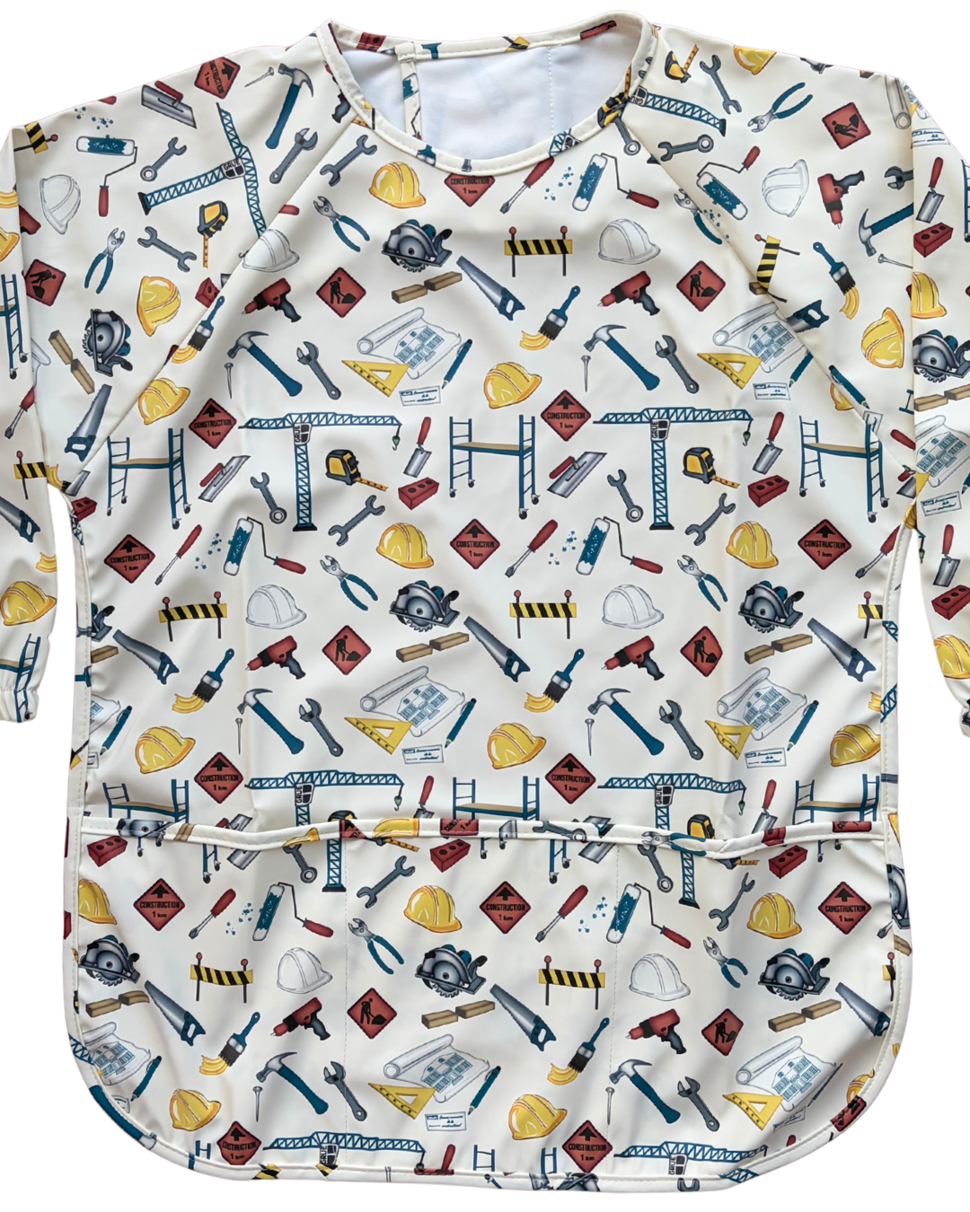 TABLIER d’art et de cuisine imperméable pour enfant (4 à 7 ans) : Vacances de la construction