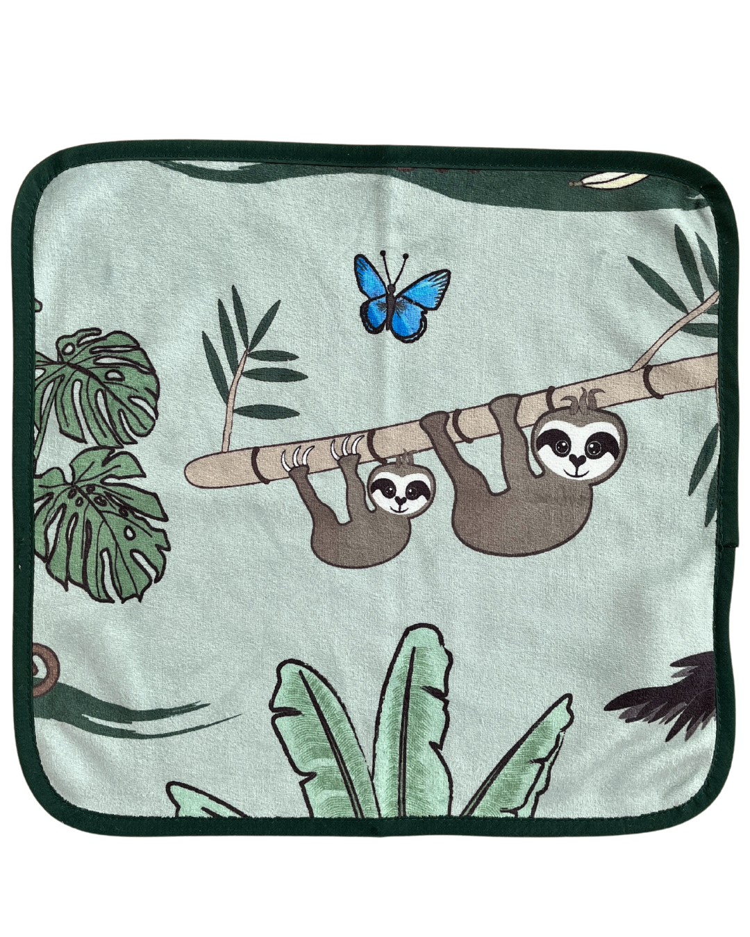 Washcloth: Sloth in the jungle