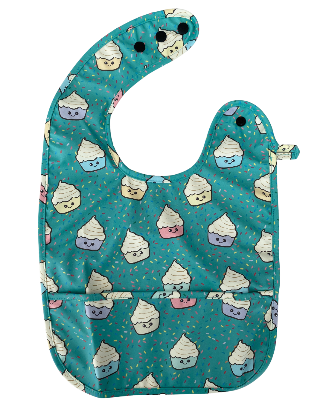 Bavette imperméable avec poche : Les cupcakes sucrés