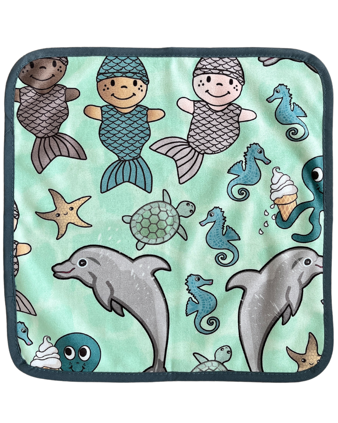 Washcloth: Baby Mermaids