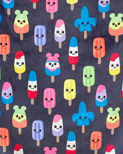 Hooded Kid Towel (18 months to 5 years): Popsicle buffet