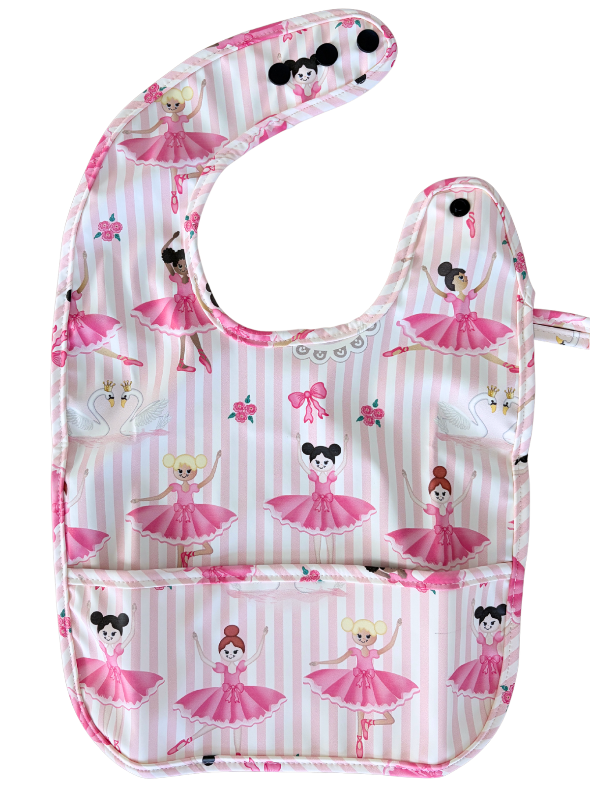 Bavette imperméable avec poche : Ballerines roses