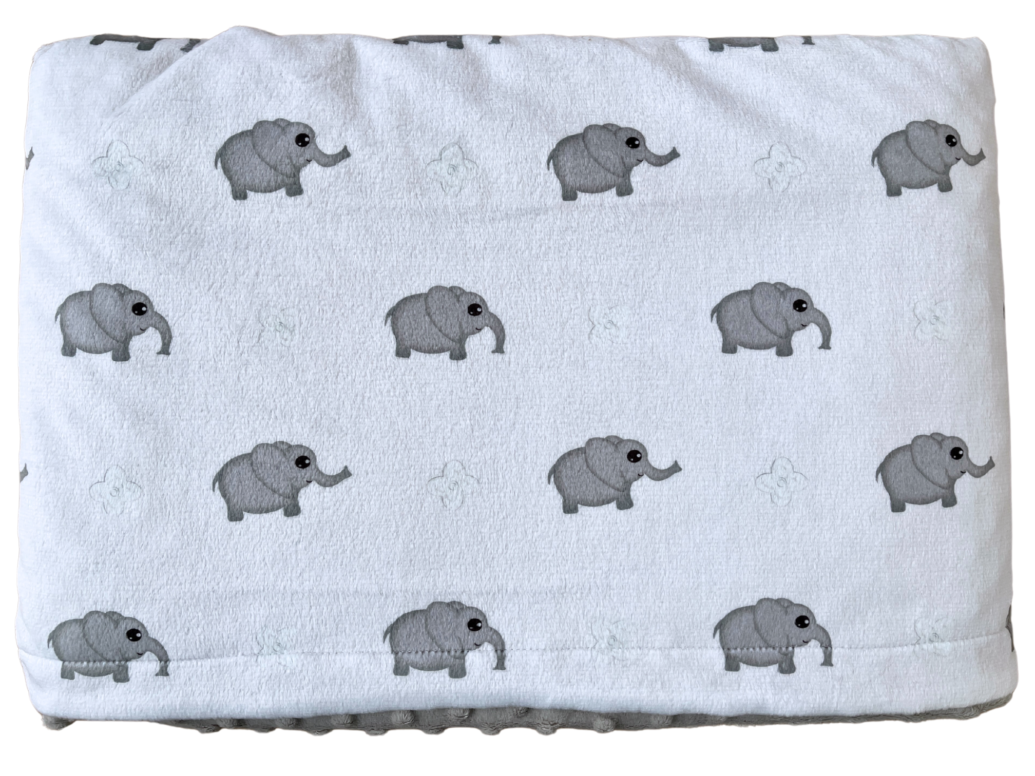 Cute Elephants Baby Blanket