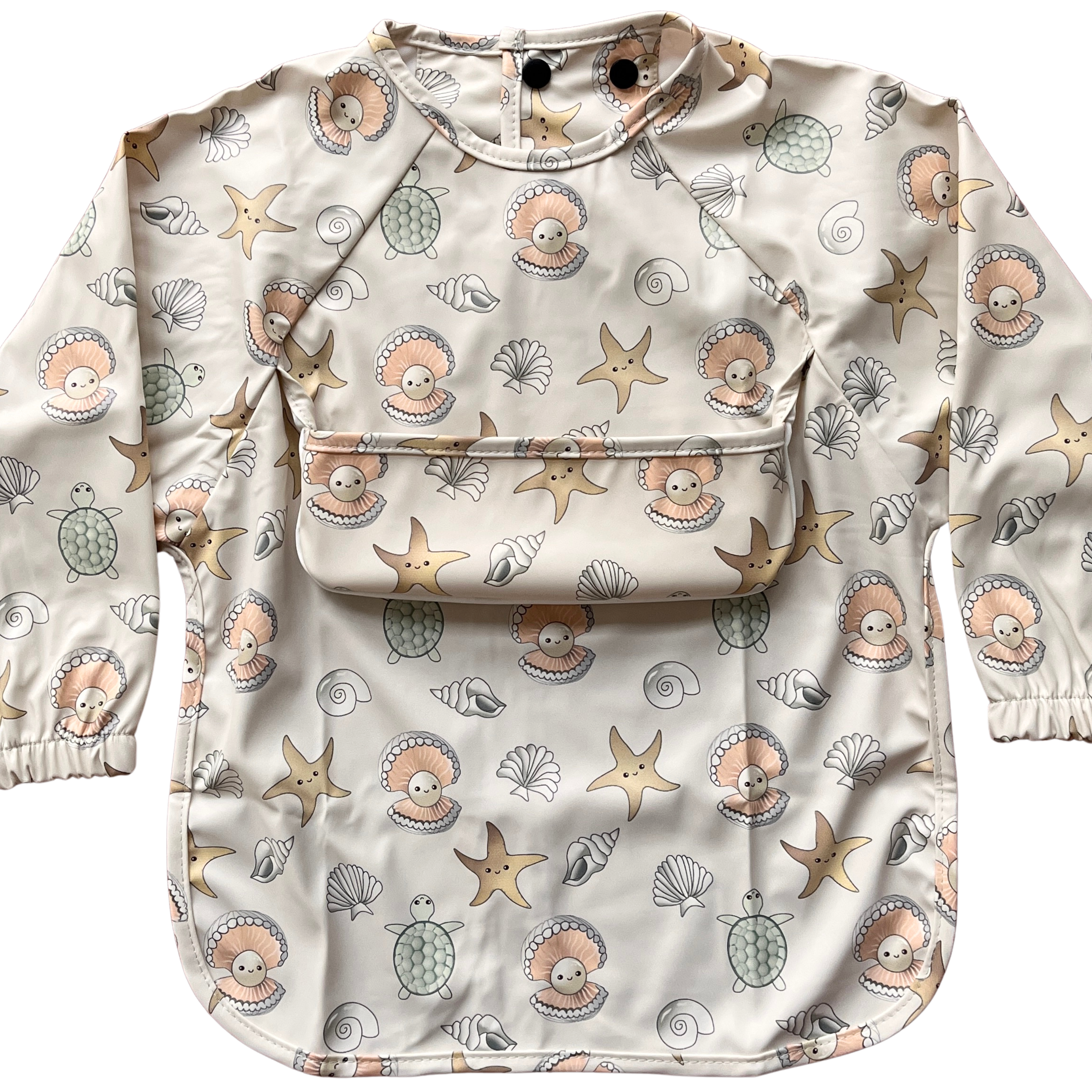 Bavette imperméable à manches longues avec poche : Perles de rêve