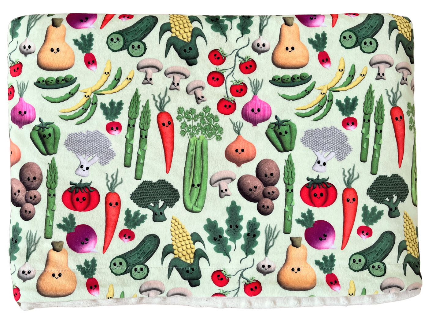 Baby blanket: The crazy vegetable garden