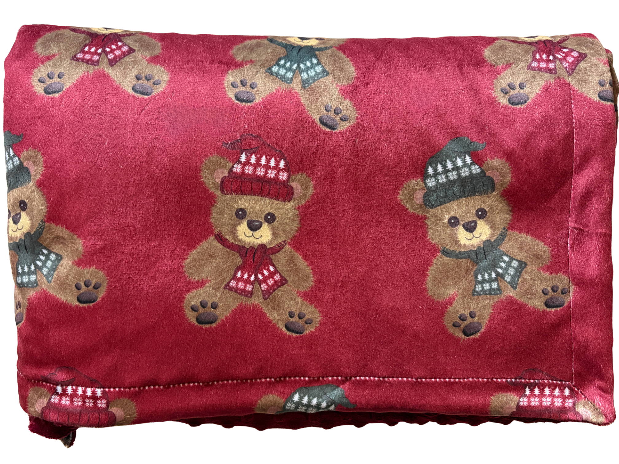 Couverture de bébé : Oursons mignons emmitouflés