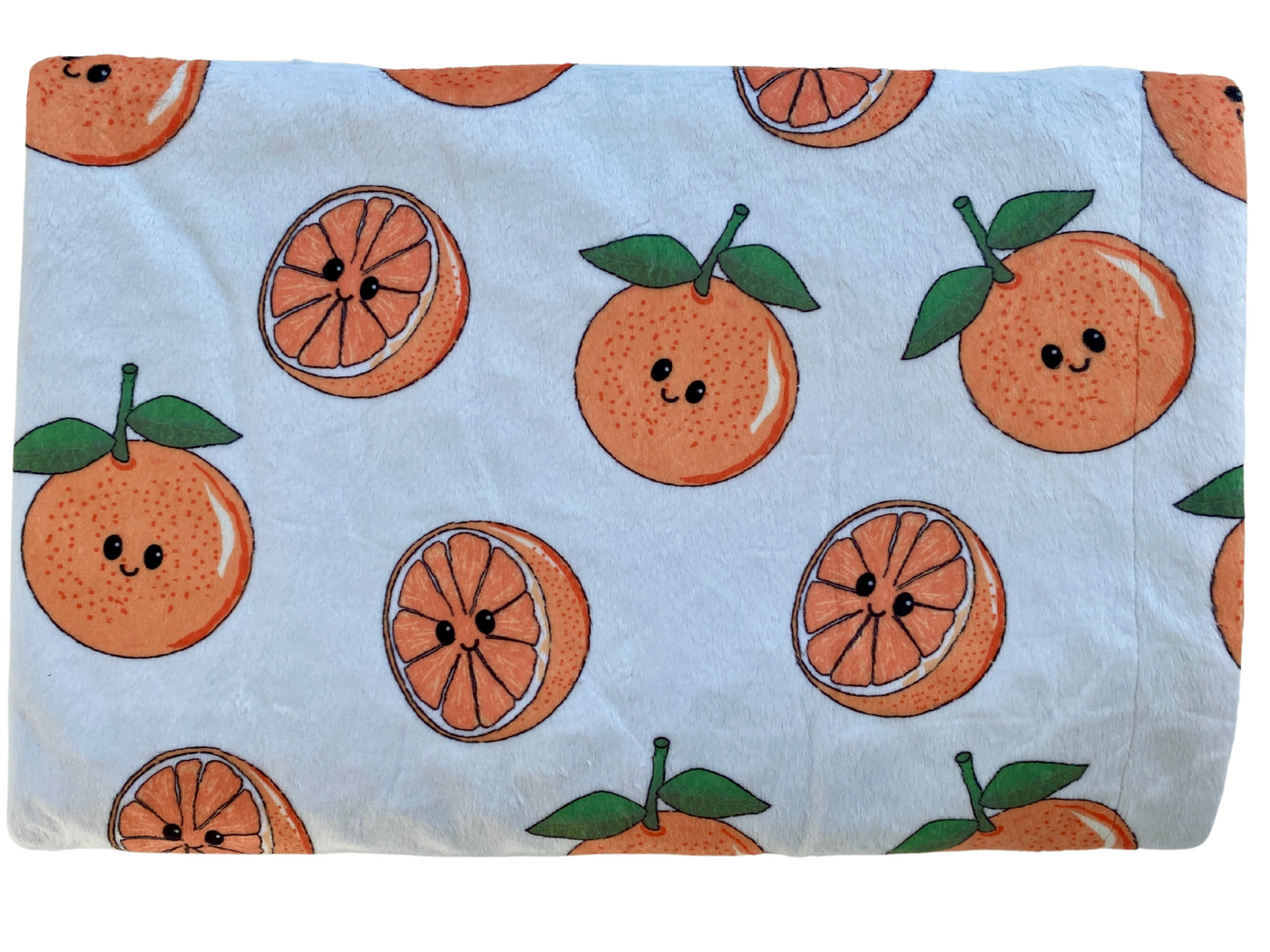Baby blanket: Radiant oranges