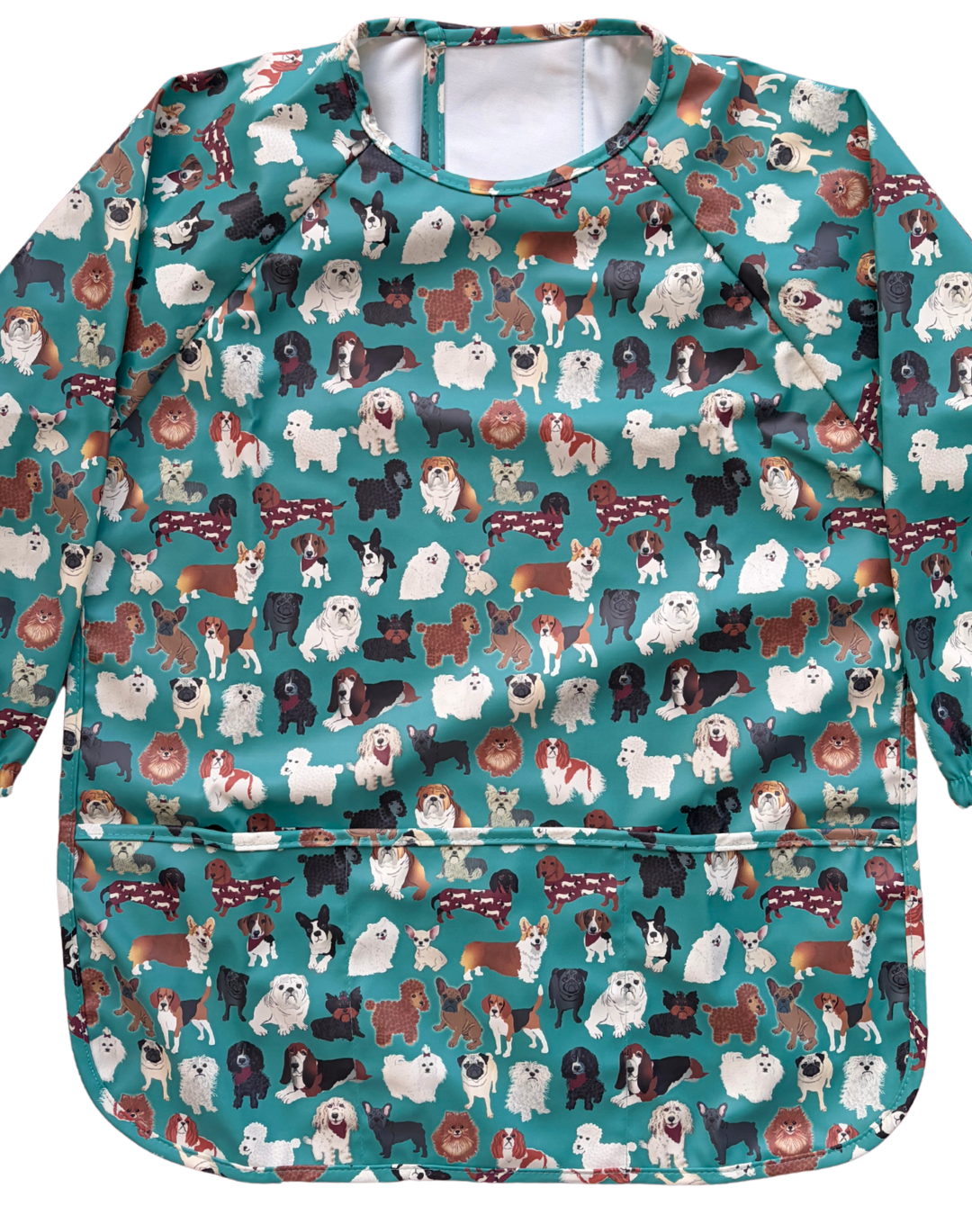 TABLIER d’art et de cuisine imperméable pour enfant (4 à 7 ans) : Amoureux des petits chiens