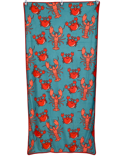 Adult Towel: Lobsters and crabs