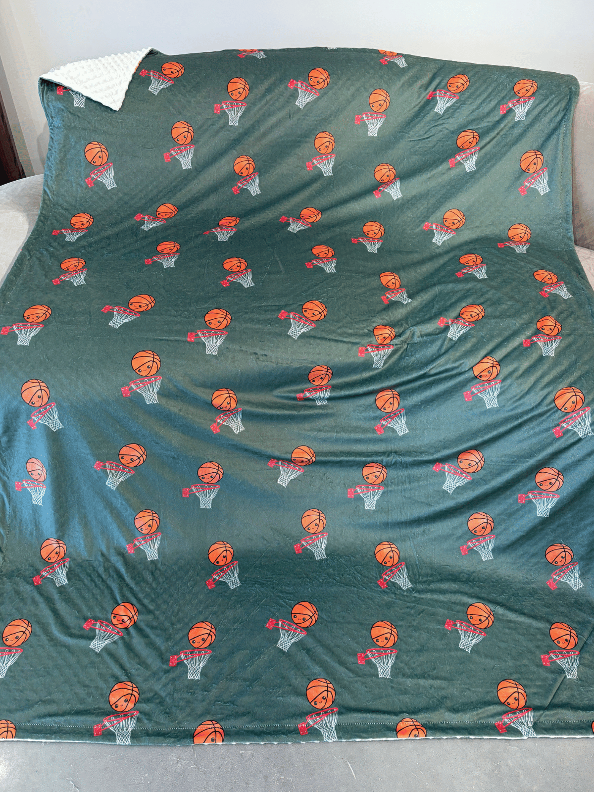 Couverture Géante : Ballons de basketball