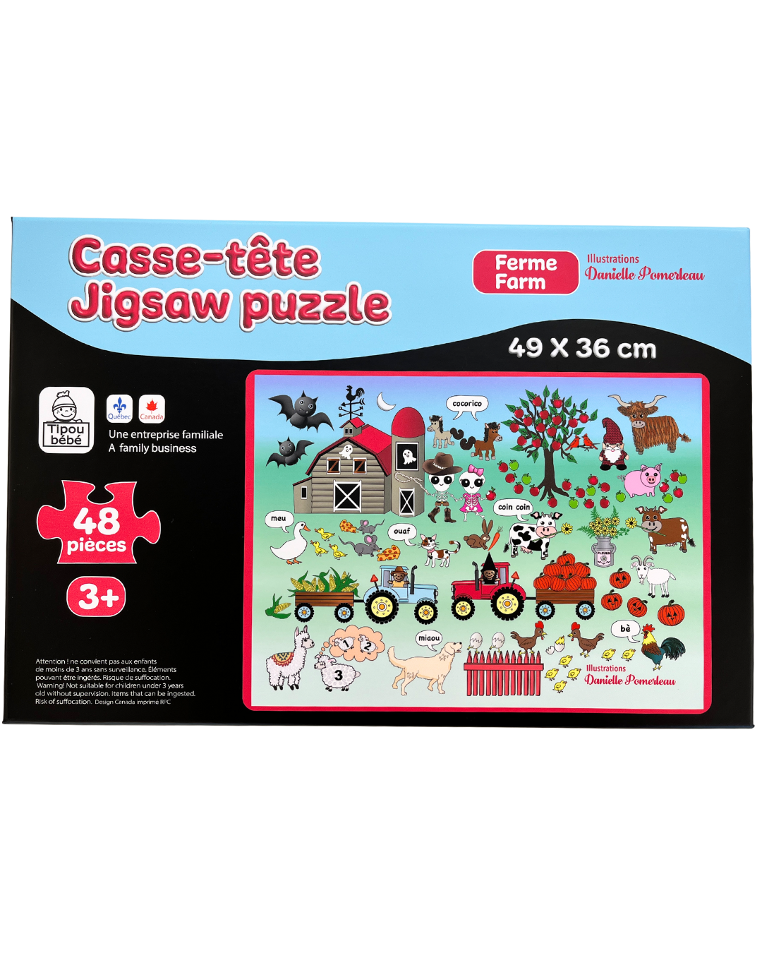 Casse-tête (48 morceaux): Ferme