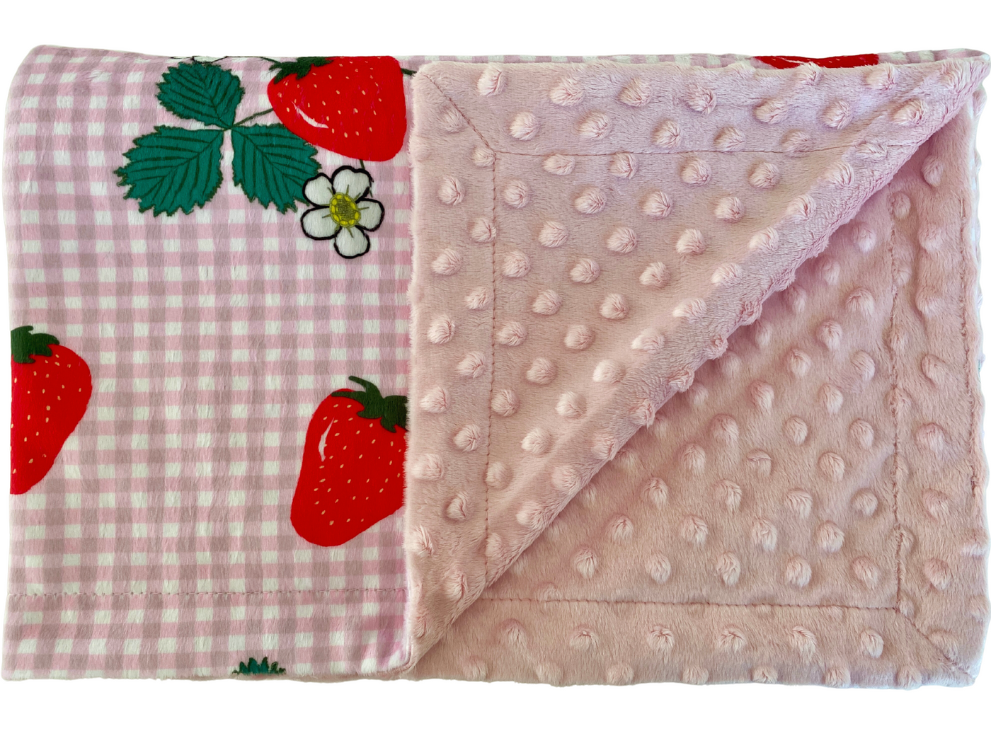 Baby blanket: Quebec Strawberries