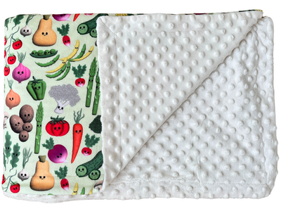 Baby blanket: The crazy vegetable garden