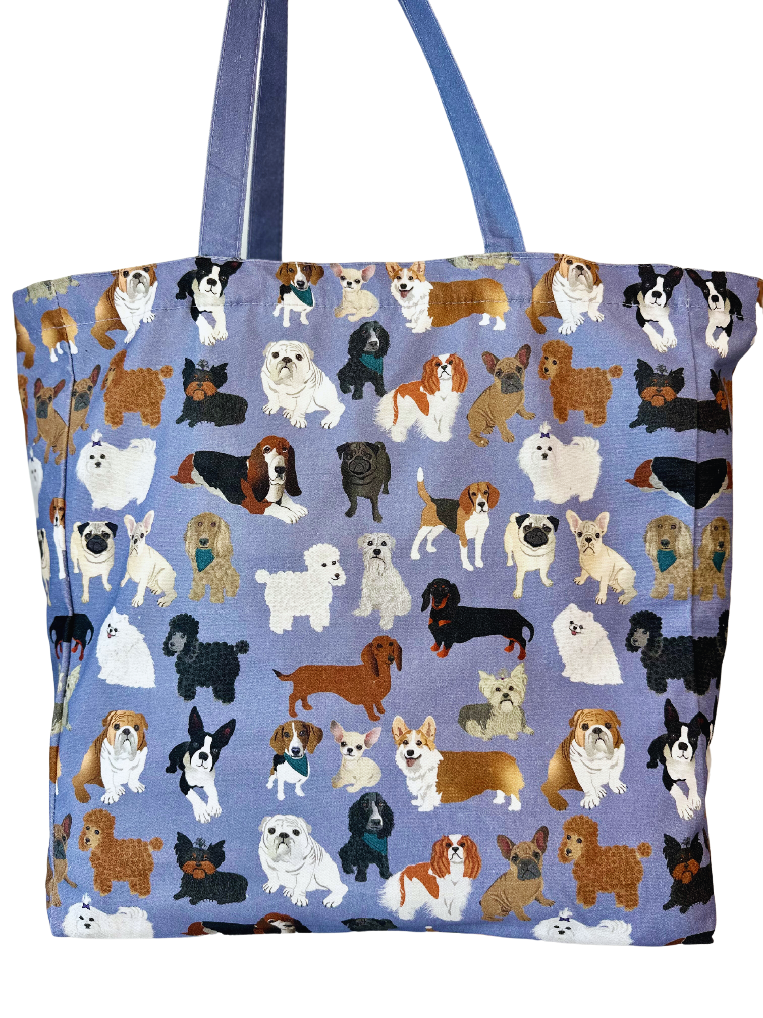Sac réutilisable illustré : Amoureux des petits chiens