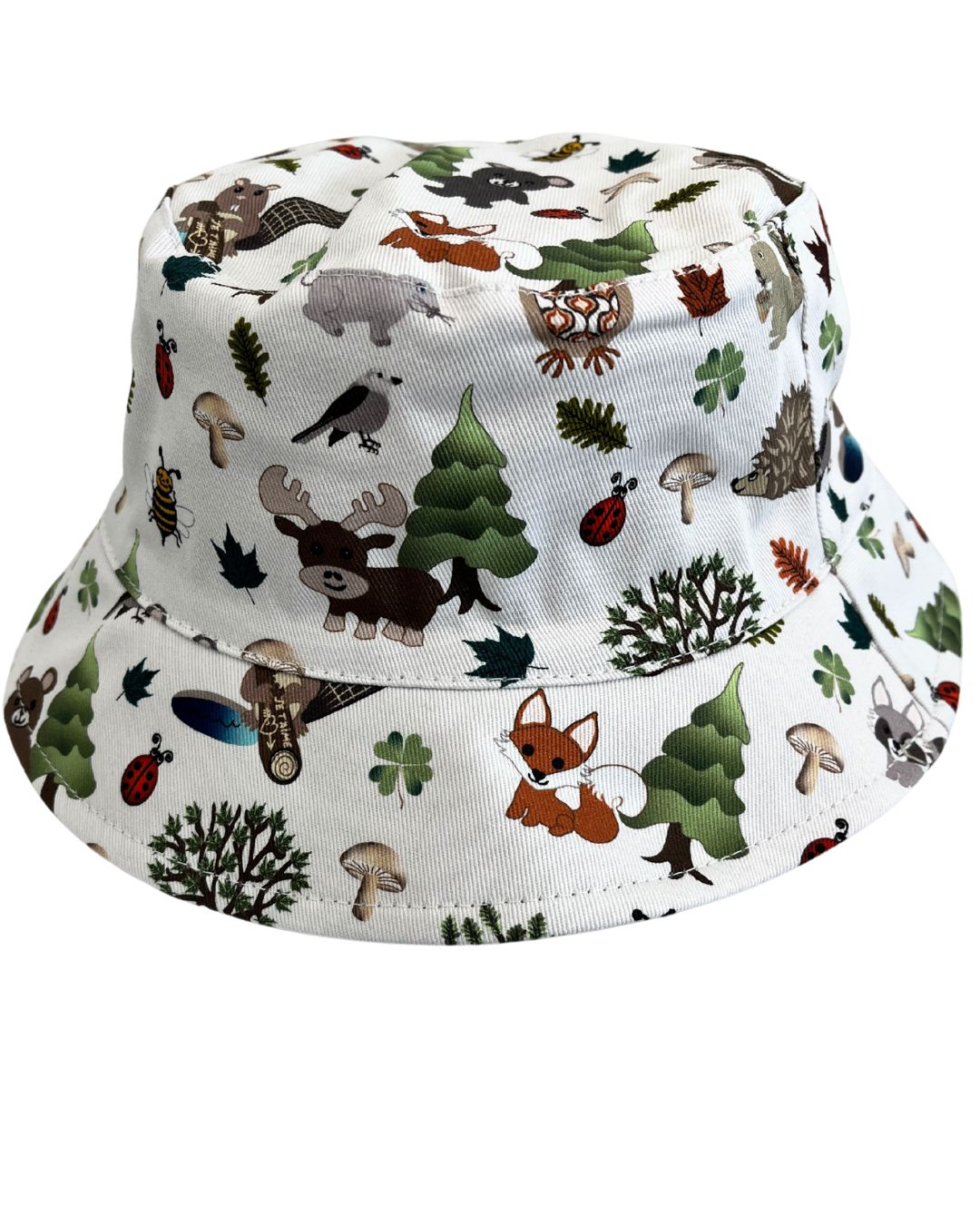 Reversible Hat : Happy Forest Animals