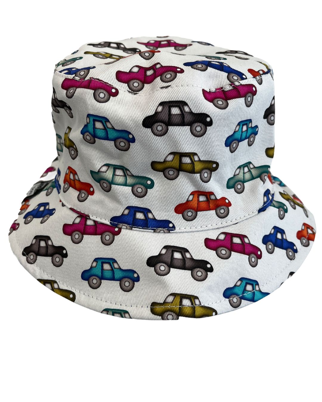 Reversible Hat : Multicolored Cars