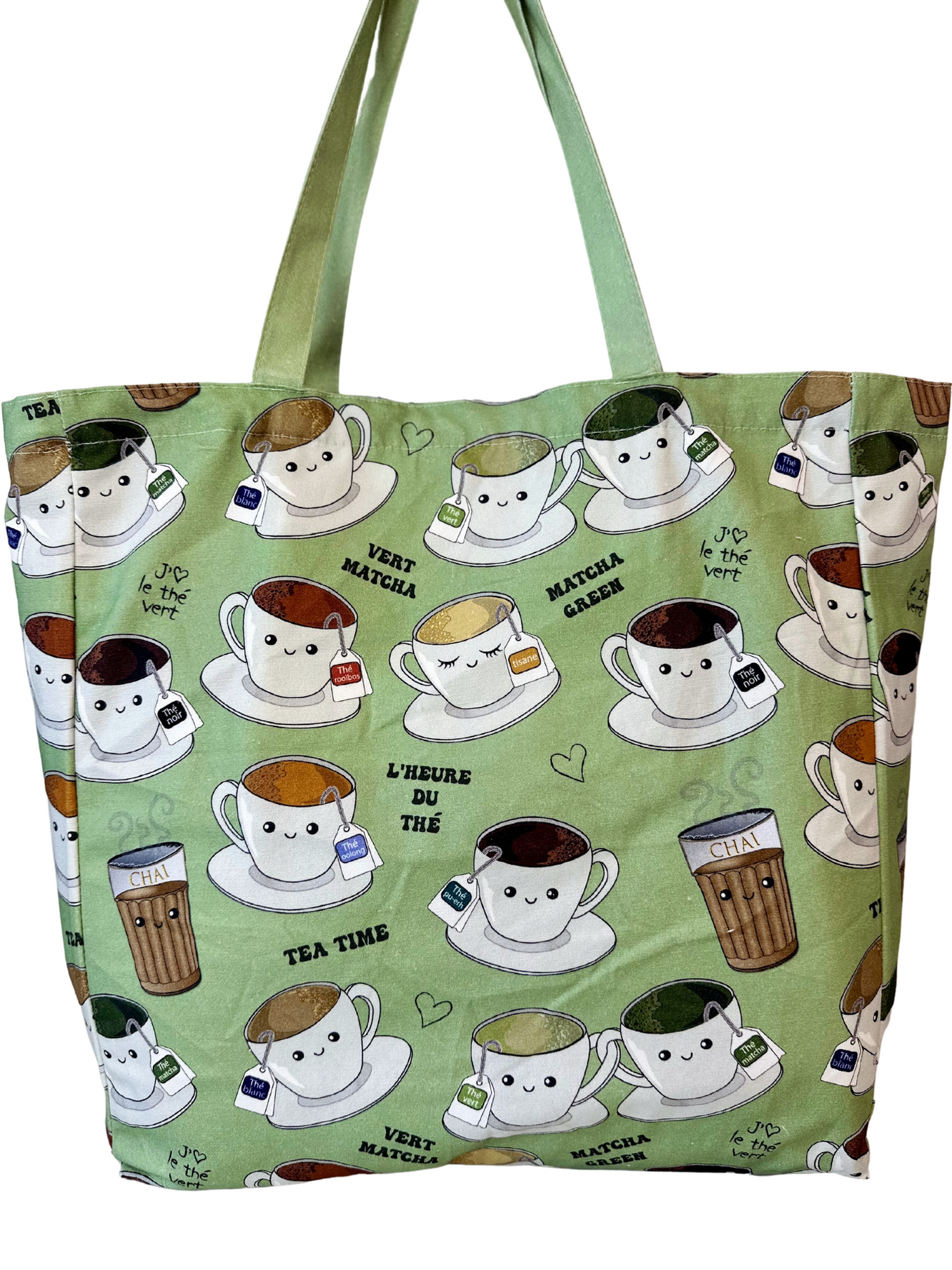 Illustrated Tote Bag: Tea Time
