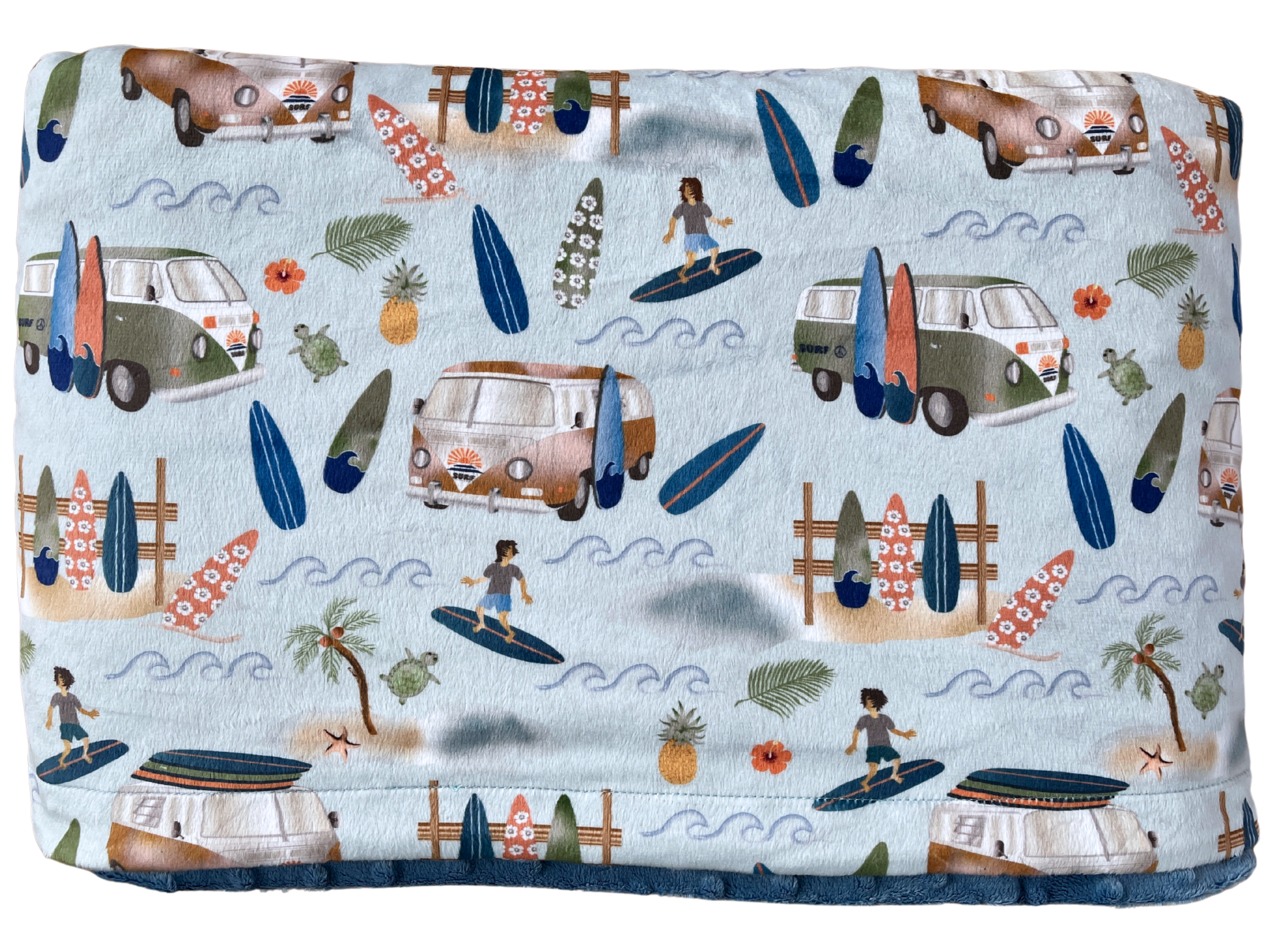 Couverture de bébé : Journée de surf en westfalia