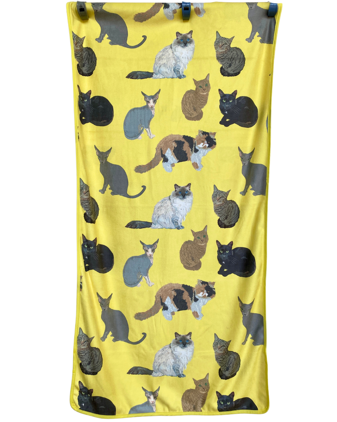 Kid Towel: My Cat Friends (Yellow Background)