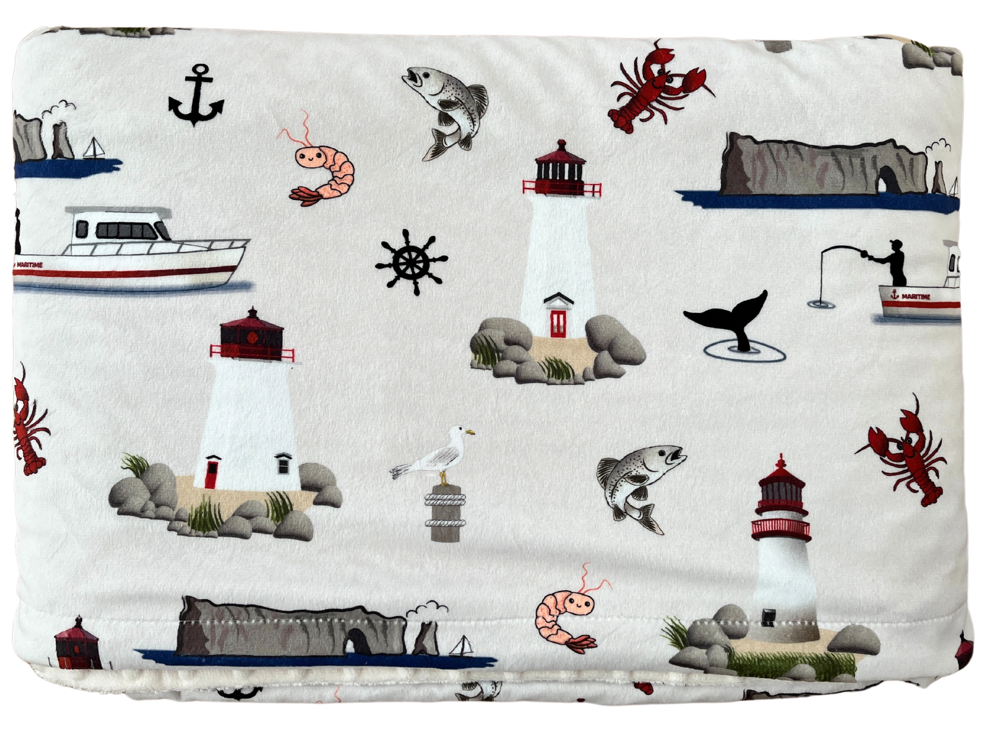 Couverture de bébé : Maritimes (beige)