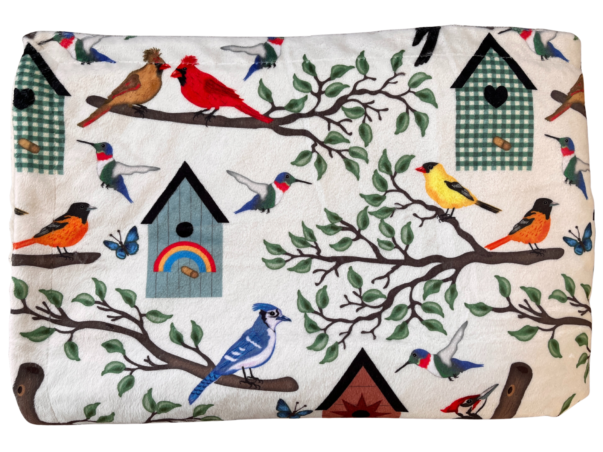 Baby blanket: Passion for birds