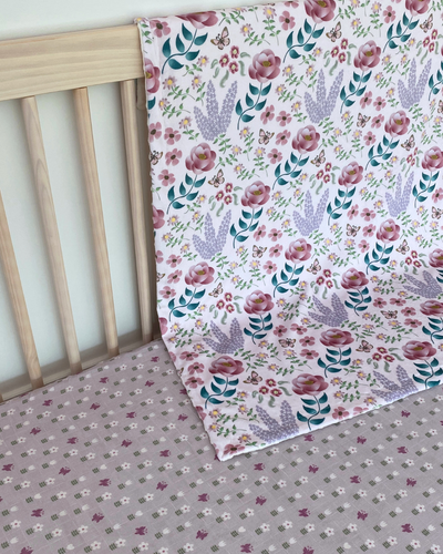 Baby Blanket: Layla's Garden