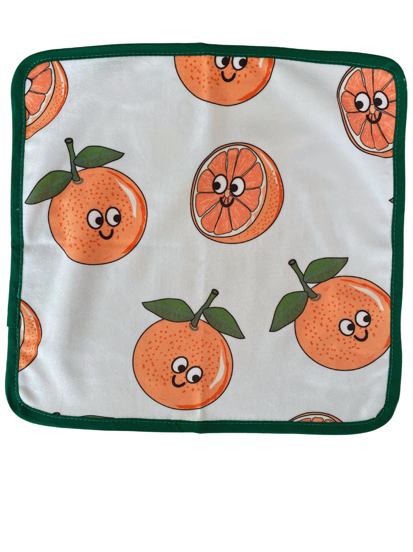 Washcloth: Smiling Clementine