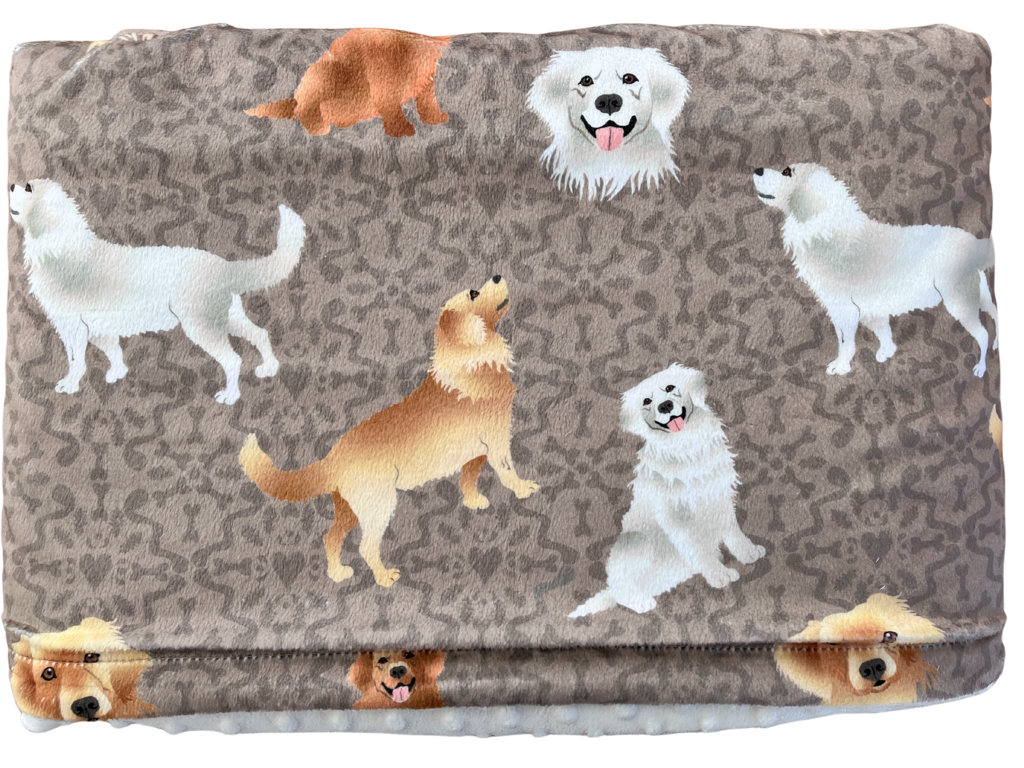 Couverture de bébé : Chiens golden retriever