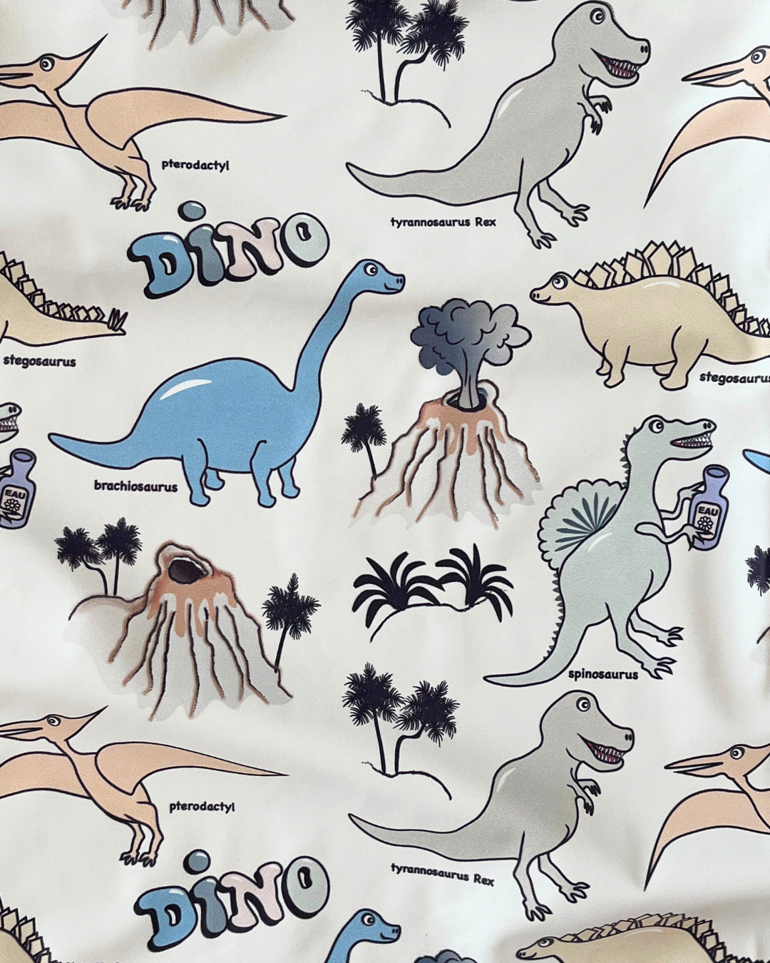 TABLIER d’art et de cuisine imperméable pour enfant (4 à 7 ans) : Vallée dino