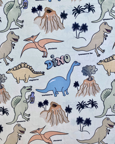 Adult towel: Dino Valley