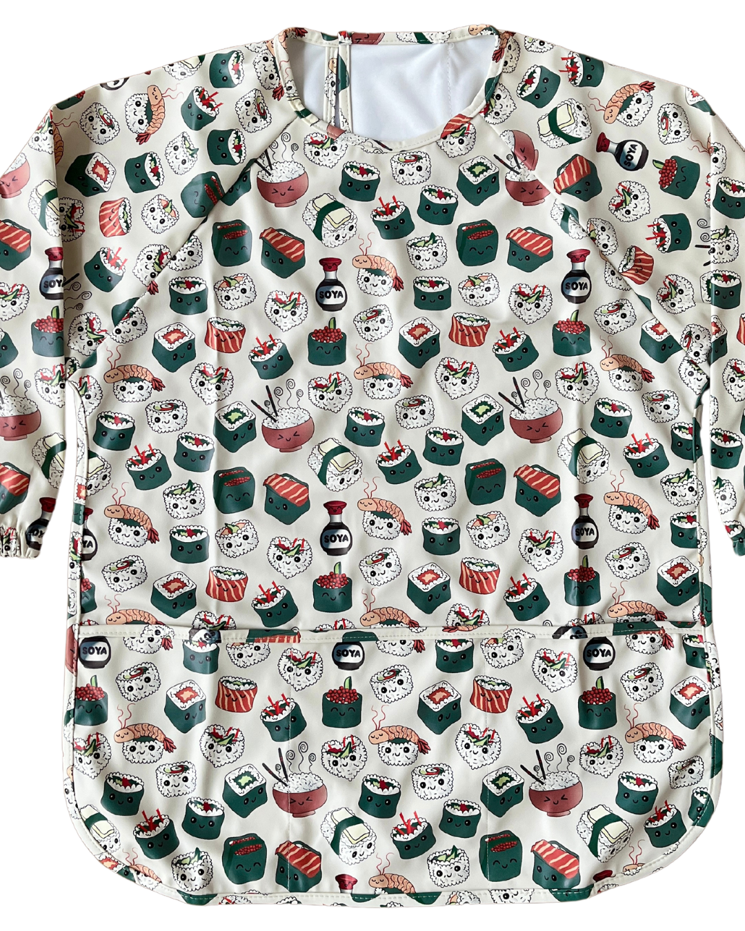 TABLIER d’art et de cuisine imperméable pour enfant (4 à 7 ans) : Sushis heureux