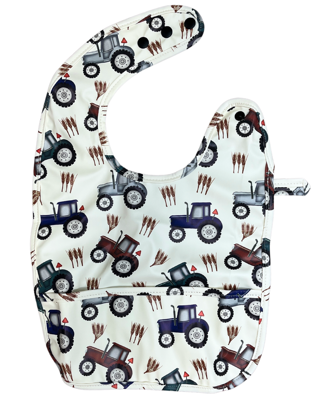 Waterproof bib with pocket: Farm tractors