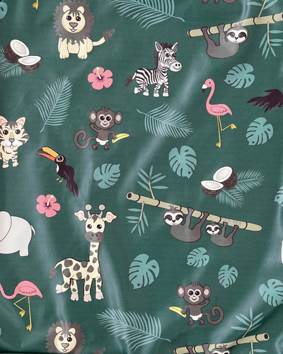 TABLIER d’art et de cuisine imperméable pour enfant (4 à 7 ans) : Animaux de la jungle