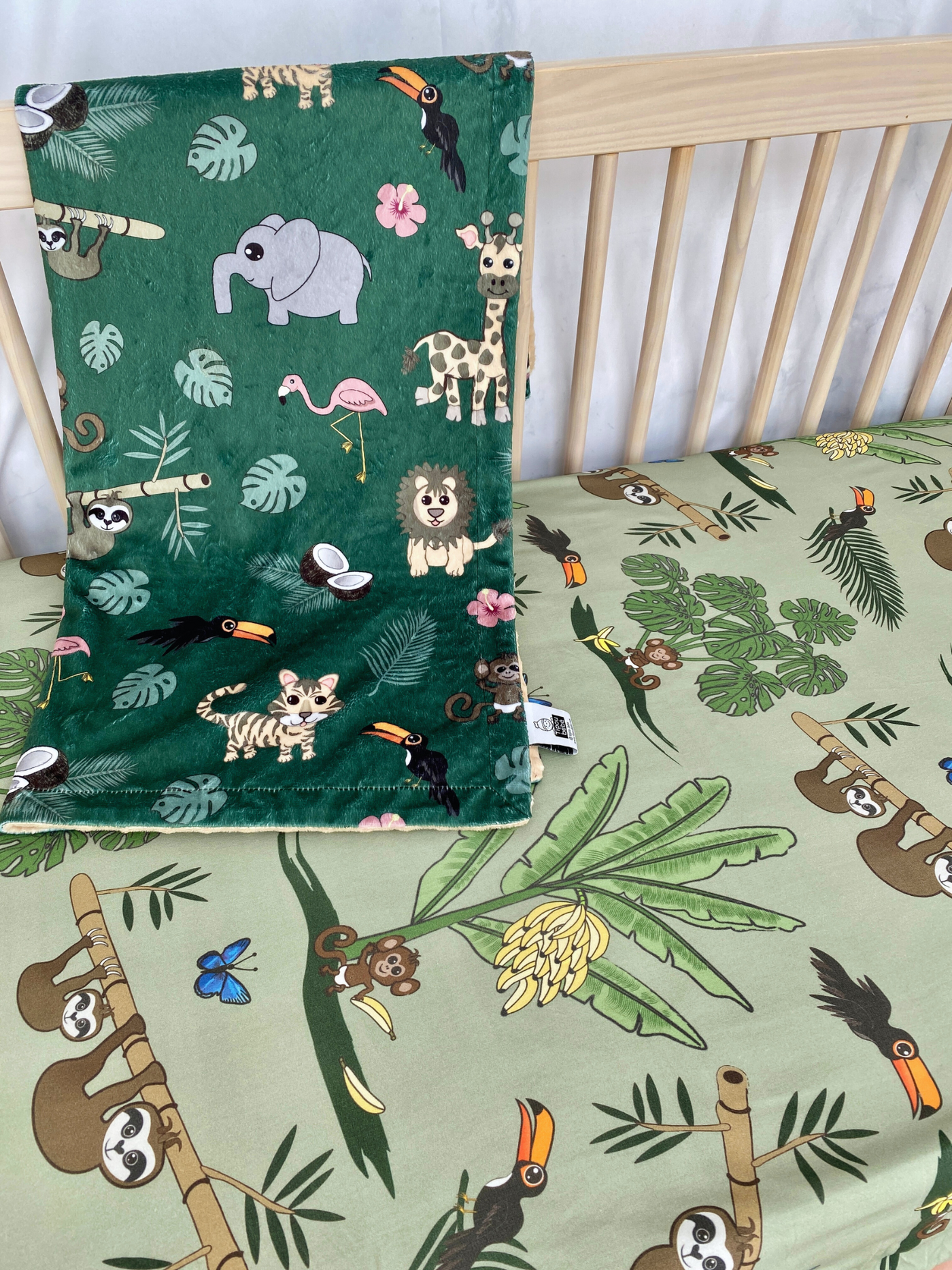 Baby blanket: Jungle Animals