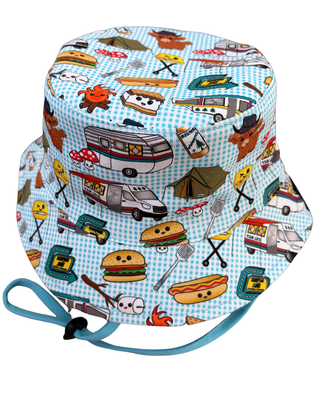 Chapeau Reversible : BBQ au camping Joie