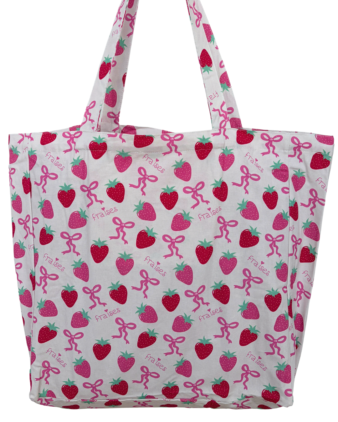 Sac réutilisable illustré : Irrésistibles fraises et boucles