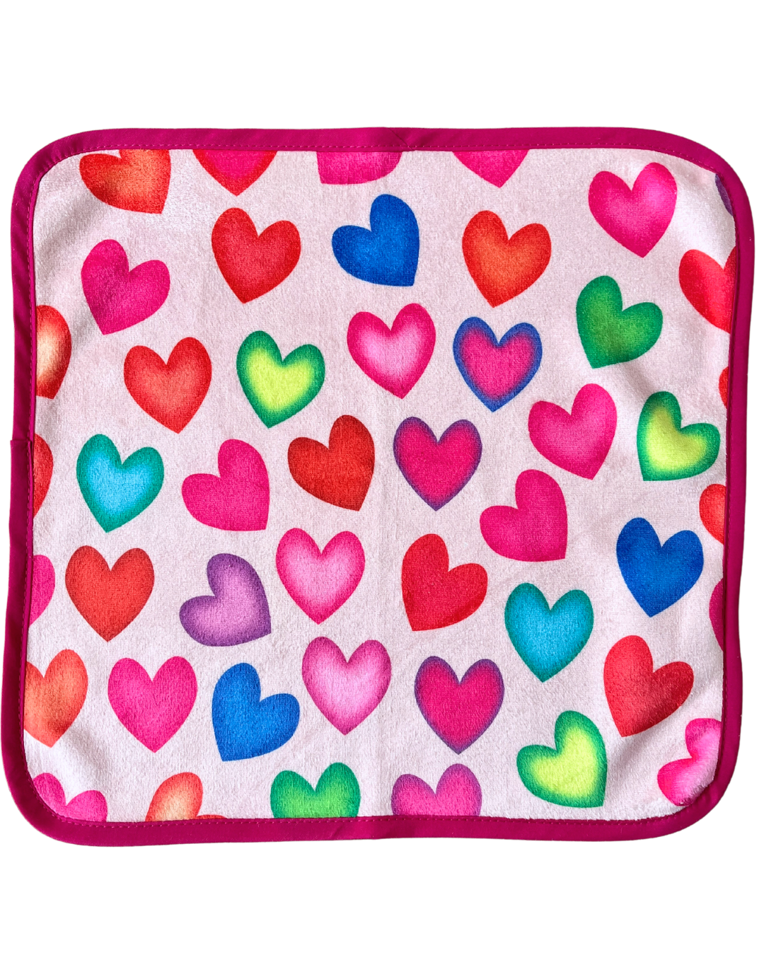 Washcloth: Shining Hearts